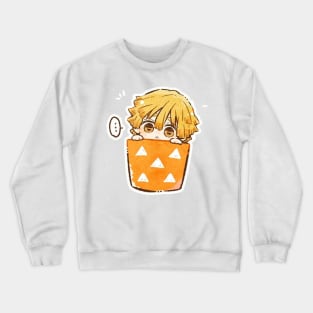 Chibi Zenitsu from Demon Slayer Crewneck Sweatshirt